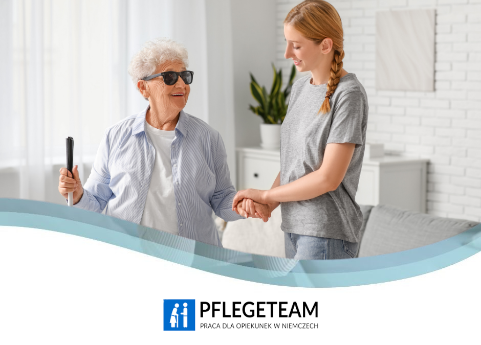 Opieka nad niewidomym lub słabowidzącym podopiecznym